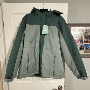 NWT Magellan Green Coat XL Hooded